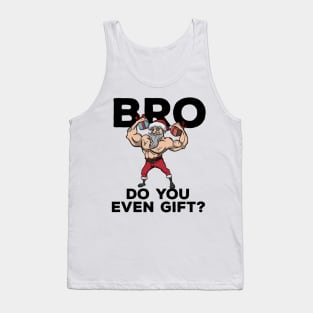 Workout Lifting Lifter Santa Claus Gym Christmas Fitness Tank Top